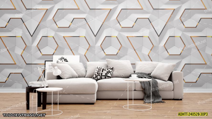 Tranh dán tường hoa văn trừu tượng- -ADHTT-240528-30P3 - Tranh tường chất lượng cao